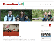 Tablet Screenshot of canadiandad.com
